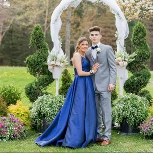 Navy Blue Prom Dress